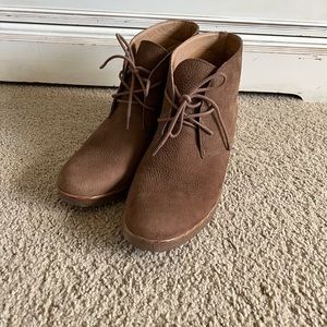 Lucky brand Wedge Boot, size 10